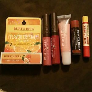 Burt's Bees lip balm and lip gloss